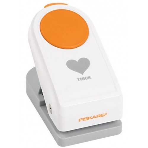 Fiskars Power Punches děrovačka silných materiálů XL 5 cm, srdíčko 1020498