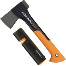 Fiskars Set Sekera univerzální X7 + ostřič Xsharp 1020183