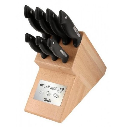 FISSLER Signum Sada nožů v bloku 8 ks přírodní FS-8006608001