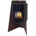 HS FLAMINGO DELUXE ® ISLAND Krbová kamna 9kW, hnědá/sametová HSF42-003