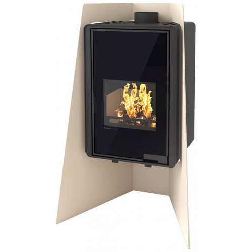 HS FLAMINGO DELUXE ® ISLAND Krbová kamna 9kW, krémová HSF42-004