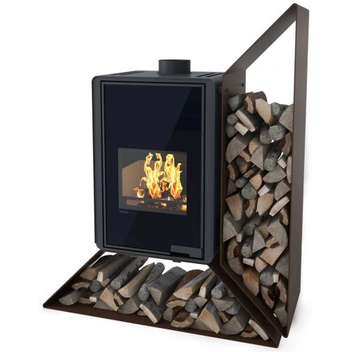 HS FLAMINGO DELUXE ® KAMPA Krbová kamna 9kW, pravá, hnědá/sametová HSF42-015 HS FLAMINGO DELUXE ® KAMPA Krbová kamna 9kW, pravá, hnědá/sametová HSF42-015