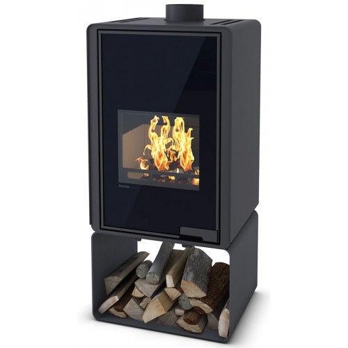 HS FLAMINGO DELUXE ® PENTAI Krbová kamna 9kW, černá HSF42-020