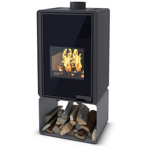 HS FLAMINGO DELUXE ® PENTAI Krbová kamna 9kW, šedá HSF42-025