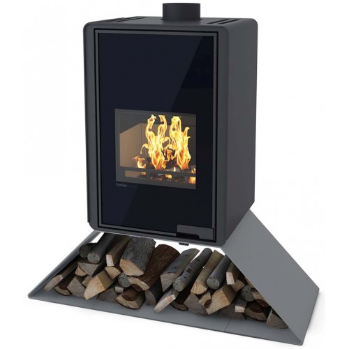 HS FLAMINGO DELUXE ® SENAI Krbová kamna 9kW, šedá HSF42-037