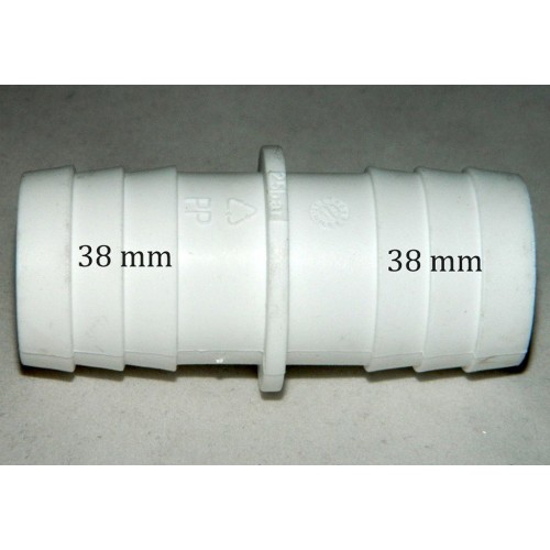 Spojka bazénové hadice 38mm 038-SBH-WH Spojka bazénové hadice 38mm 038-SBH-WH