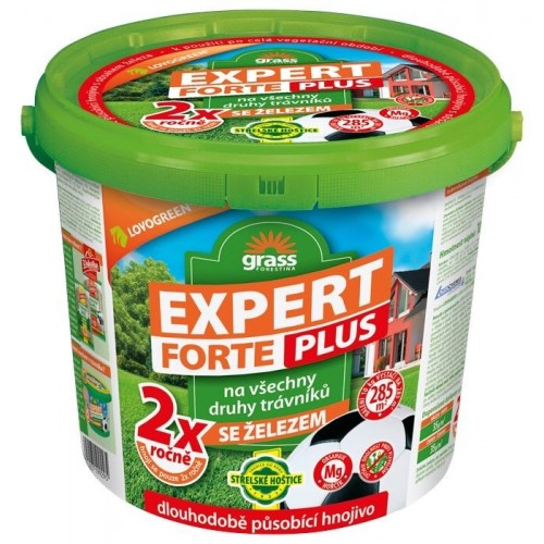 FORESTINA Trávníkové hnojivo Expert Forte Plus 10kg kbelík, 1206014