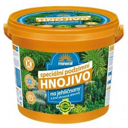 FORESTINA MINERAL Podzimní hnojivo pro jehličnany 5 kg kbelík