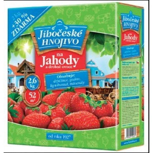 Jihočeské hnojivo na jahody a drobné ovoce 2,6kg, 1205025