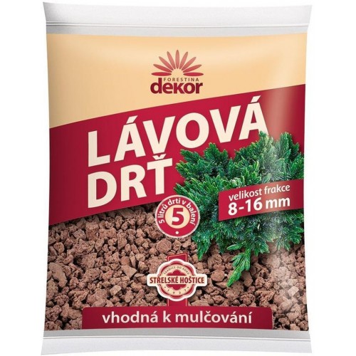 FORESTINA Dekor Lávová drť 8-16mm, 5l