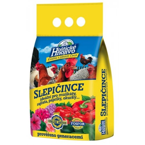 Hoštické Hnojivo Slepičince granulované 2,5kg