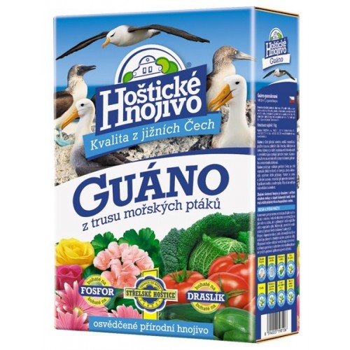 Hoštické hnojivo Guáno granulované 1kg, 1207017 Hoštické hnojivo Guáno granulované 1kg, 1207017