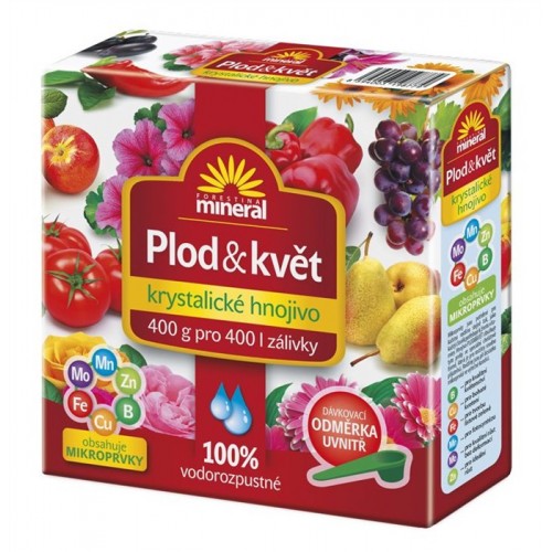 FORESTINA Mineral Krystalické hnojivo Květy a plody 400g 1209048