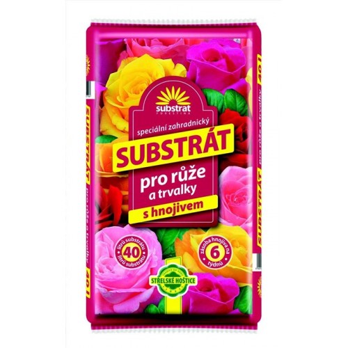 FORESTINA Substrát pro růže a trvalky 40l FORESTINA Substrát pro růže a trvalky 40l