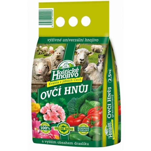 FORESTINA Hoštické Hnojivo Ovčí hnůj 2,5kg 1207040