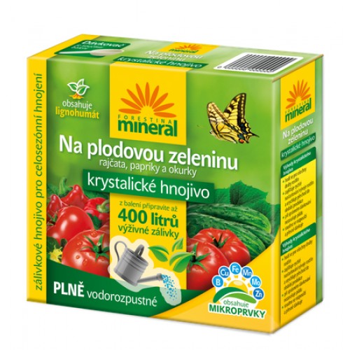 MINERAL Krystalické hnojivo s Lignohumátem na plodovou zeleninu 400g