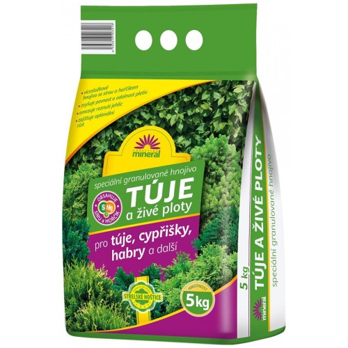 FORESTINA MINERAL Hnojivo na túje a živé ploty 5 kg