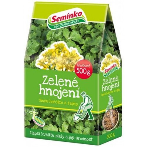 FORESTINA SEMÍNKO Zelené hnojení - směs hořčice a řepky 500 g krabice FORESTINA SEMÍNKO Zelené hnojení - směs hořčice a řepky 500 g krabice