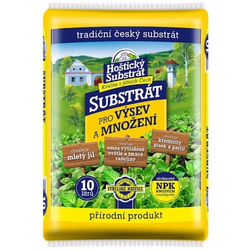 Hoštický substrát - Substrát pro výsev a množení 10l