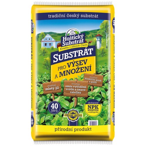 Hoštický substrát - Substrát pro výsev a množení 40l
