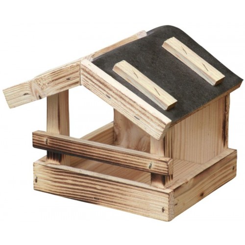 KRMÍTKO Krmítko dřevěné č. 4, 24x19x19 cm, přírodní