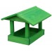 KRMÍTKO Krmítko dřevěné č. 13, 24x30x20 cm, zelené