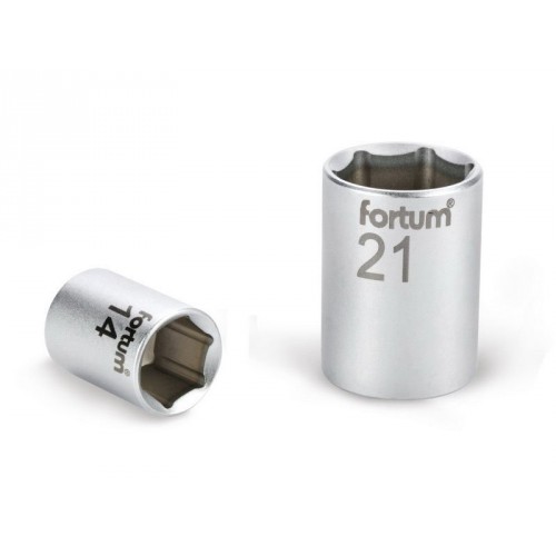 FORTUM hlavice nástrčná, 1/2", 17mm, L 38mm, 61CrV5 4700417