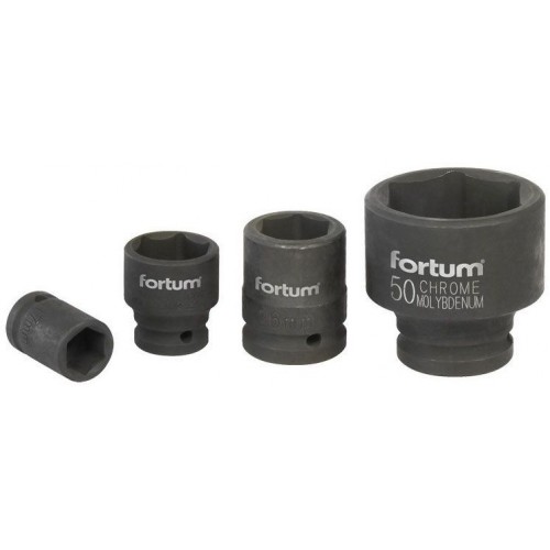 FORTUM hlavice nástrčná rázová, 3/4“, 30mm, L 54mm 4703030