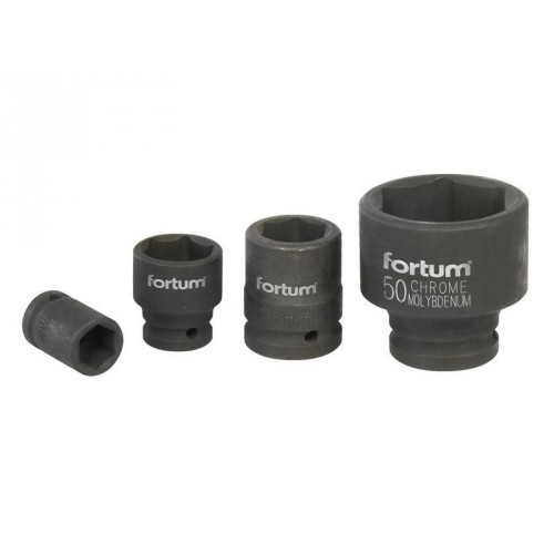 FORTUM hlavice nástrčná rázová, 3/4“, 33mm, L 57mm 4703033