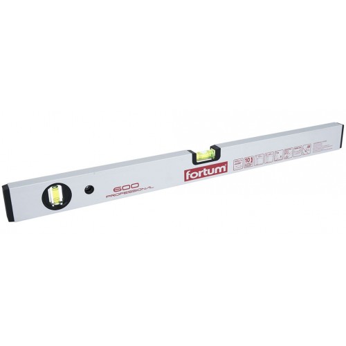 FORTUM Profesionální vodováha 600mm 4783576 FORTUM Profesionální vodováha 600mm 4783576