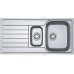 BAZAR Franke Spark SKX 651, 100x500 mm, nerezový dřez 101.0504.085 OHNUTÝ ROH!!