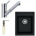 Franke SET G92 (dřez KSG 218 onyx+baterie FC 7486.031+dávkovač saponátu) 114.0438.636