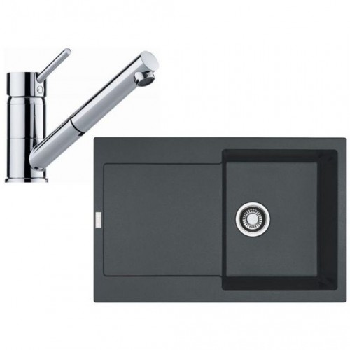 FRANKE SET G102 (dřez MRG 611 grafit+baterie FC 7486.031) 114.0439.552 FRANKE SET G102 (dřez MRG 611 grafit+baterie FC 7486.031) 114.0439.552