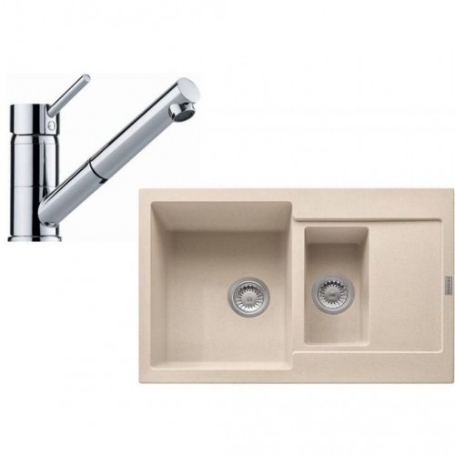 Franke SET G104 (dřez MRG 651-78 pískový+baterie FG 7486.031) 114.0439.617