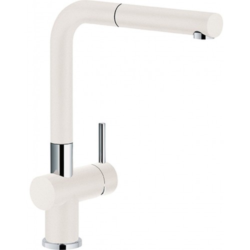 Franke FN 6110.073 Dřezová baterie se sprškou, Chrom/Vanilka 115.0373.832