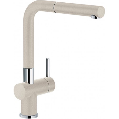 Franke FN 6110.082 Dřezová baterie se sprškou, Chrom/Sahara 115.0373.833