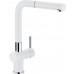 Franke FN 6110.094 Dřezová baterie se sprškou, Chrom/Bílá led 115.0373.888