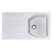 Franke Calypso COG 611, 860x500 mm, granitový bílá led 114.0192.557