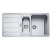 BAZAR Franke Hydros HDX 654 R, 965x510 mm, nerezový dřez 101.0320.862 VYVRTANÝ OTVOR, OHNUTÝ ROH!!