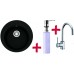 Franke SET G32 dřez RoG 610.070 onyx + dřezová baterie FC 650 + dávkovač saponátu FD 300