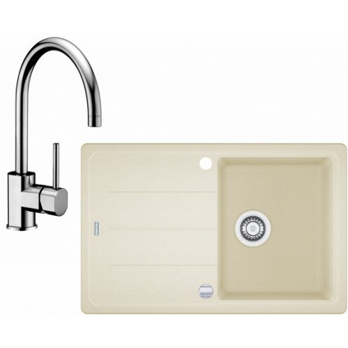 Franke SET G56 granitový dřez BFG 611-78 vanilka + baterie FC 650 chrom 114.0323.911