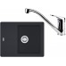 Franke SET G65 granitový dřez BFG 611-62 onyx + baterie FC 1839 chrom 114.0365.134