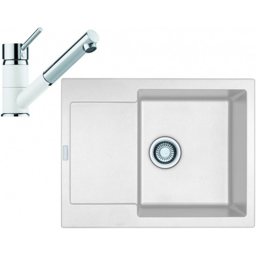 Franke SET G70 granitový dřez MRG 611-62 bílá led+baterie FC 7486 bílá led 114.0365.252 Franke SET G70 granitový dřez MRG 611-62 bílá led+baterie FC 7486 bílá led 114.0365.252