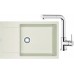 Franke SET G76 granitový dřez MRG 611-78 BB vanilka +baterie FN 0147 chrom 114.0365.686