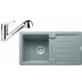 Franke SET G82 granitový dřez STG 614-78 šedý kámen+baterie FC 9547 chrom 114.0365.749