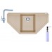 Franke SET G85 granitový dřez MRG 612 E pískový melír+baterie Samoa+dávkovač FD 300