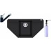 Franke SET G87 granitový dřez MRG 612 E onyx + baterie FC 7477 onyx+dávkovač FD 300