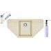 Franke SET G88 granitový dřez MRG 612 E vanilka+baterie FC 7486 vanilka+dávkovač FD 300