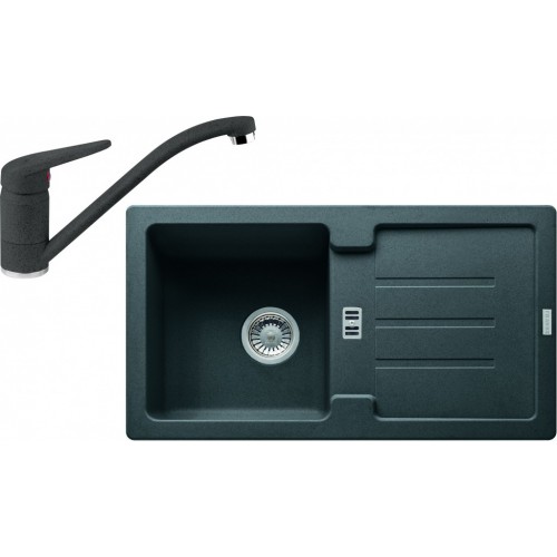 Franke SET G89 granitový dřez STG 614-78 grafit + baterie FC 9541 grafit 114.0365.958