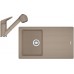 Franke SET G132 granitový dřez BFG 611-86 kašmír + baterie FC 9547.424 kašmír